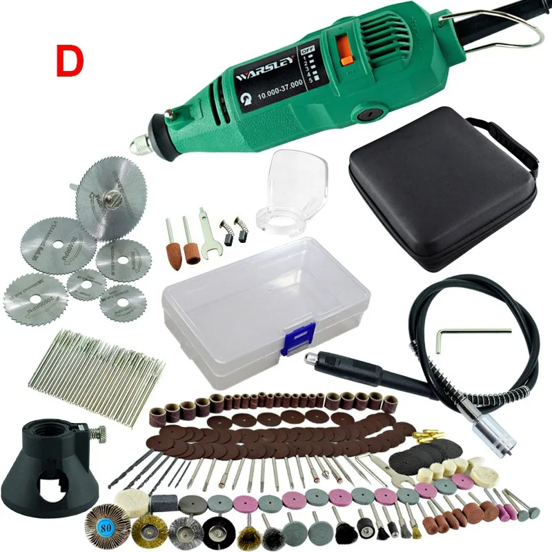 Электрическая дрель Dremel 180 Вт гравировальная ручка шлифовальный станок DIY мини-мельница Электрические Инструменты Роторная мини-мельница шлифовальный станок - Цвет: D