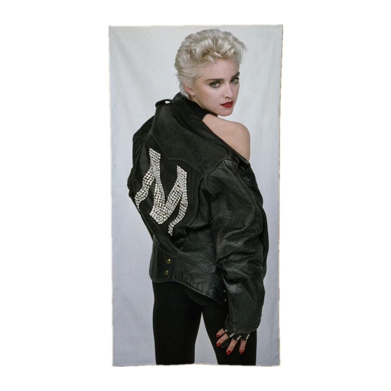 Новое пляжное полотенце для путешествий с Мадонной s Крутое MDNA волос лица