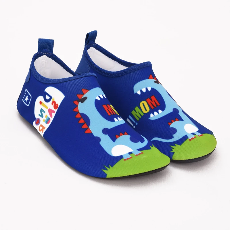 Детские летние тапочки с динозавром из мультфильма детская обувь пляжные туфли