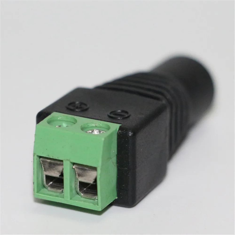 Женский адаптер питания коннектор со светодиодным разъемом для одноцветной 5050