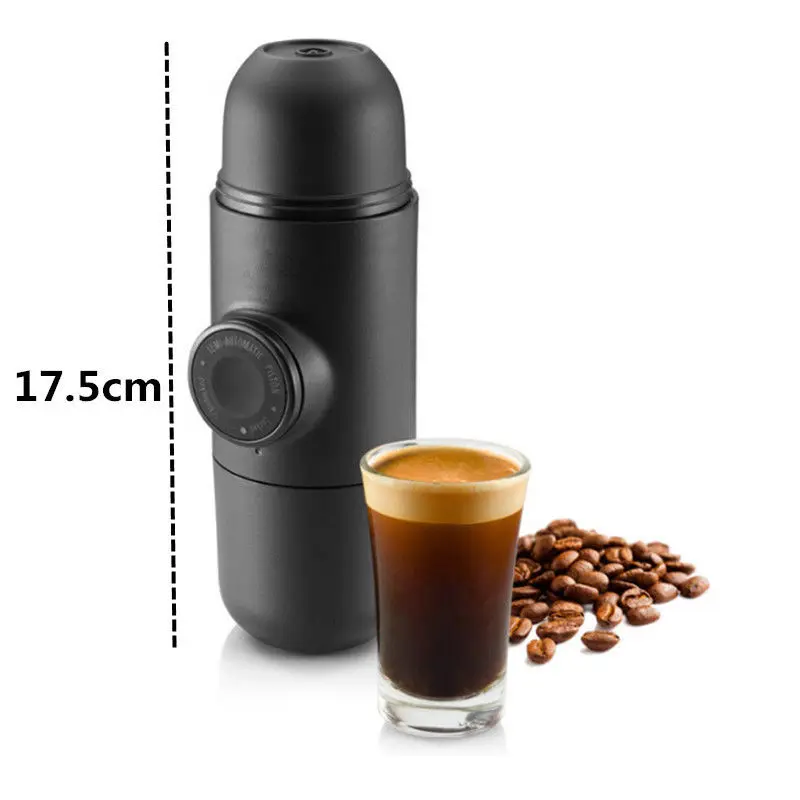 

Portable Coffee Maker Manual Espresso Machine For Camping Travel Mug Pump Fresh