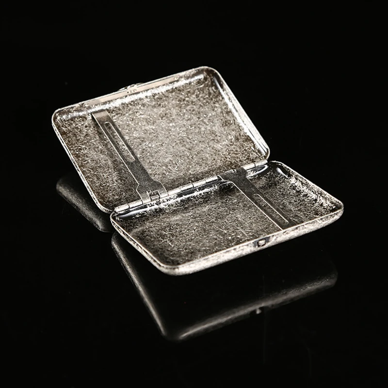 Уютный момент брендовый античный серебряный цвет медная сигарета коробка для