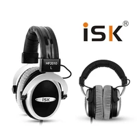 original isk hf2010 semi open monitor headphones hifi stereo earphone studio recording audio headset noise canceling headphones