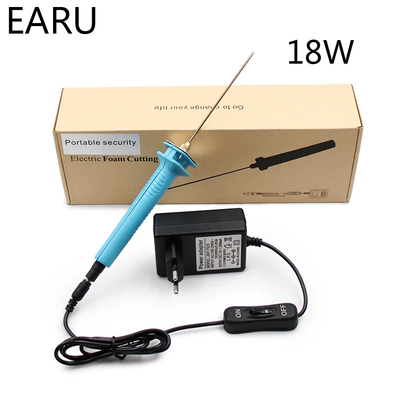 Electric Foam Cutter Styrofoam Hot Wire Knife Pen For Polyethylene EVA EPS Carving Model Making DIY Handicraft 26CM | Инструменты