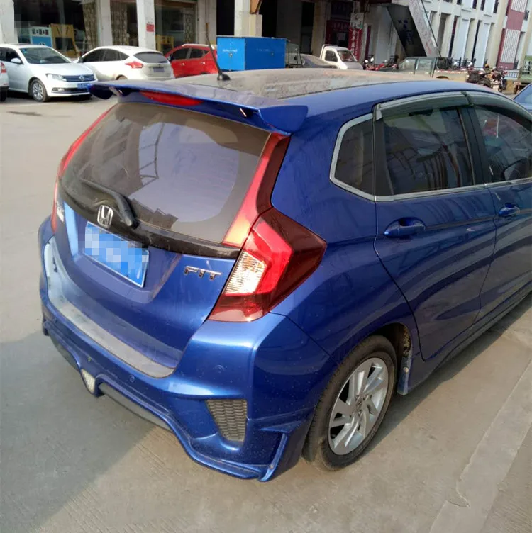 Для Honda Fit спойлер /15/16/17/ Джаз GK5 хэтчбек ABS Материал заднего крыла первоклассника Цвет спойлер на крышке багажника Спорт