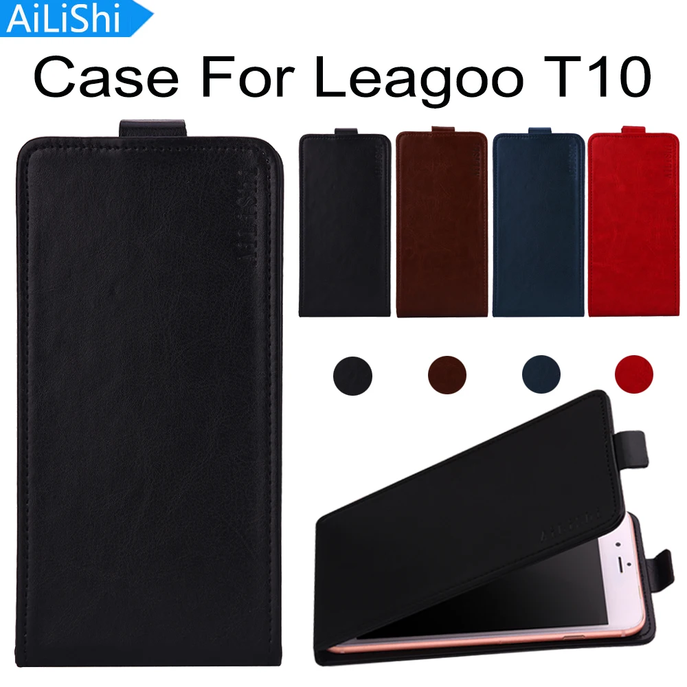 

AiLiShi с отделением для карт, чехол для Leagoo T10, роскошный флип-чехол из искусственной кожи, эксклюзивный 100% специальный чехол для телефона + отс...