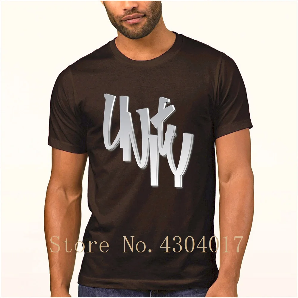 Unity футболка для мужчин с коротким рукавом Новинка Crazy уличная одежда Camiseta