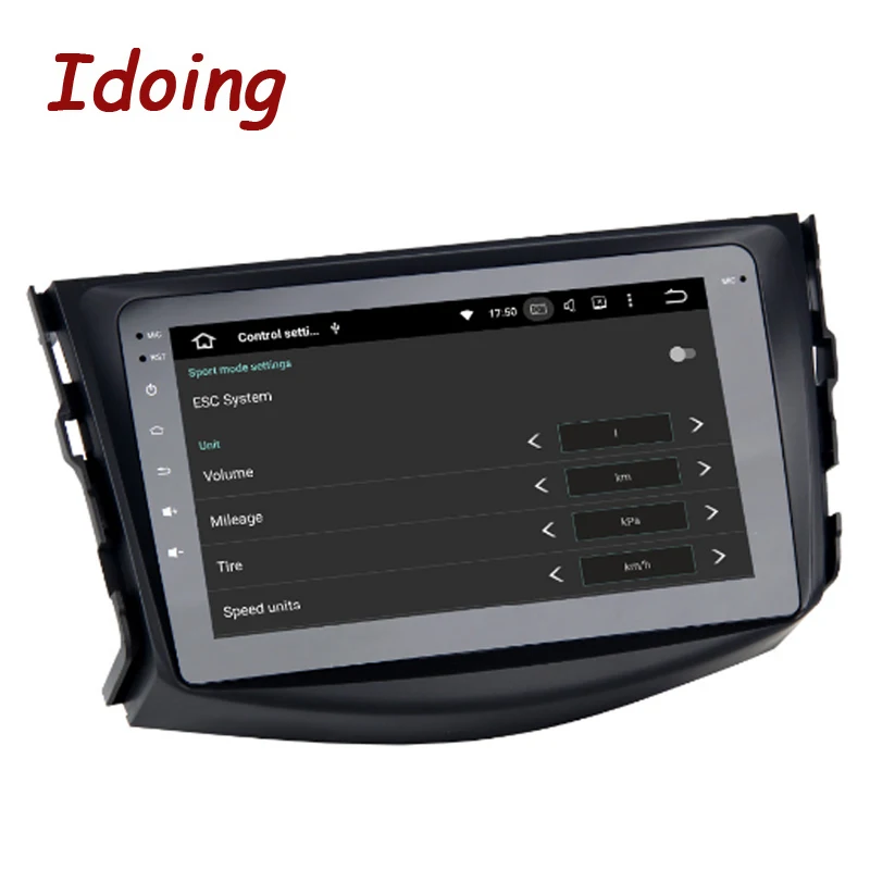Idoing 2Din 8 &quotАвтомобильный gps плеер Android8.0/7 1 для Toyota RAV4 09 12 ядерный 4 Гб ОЗУ 32 ПЗУ Авто