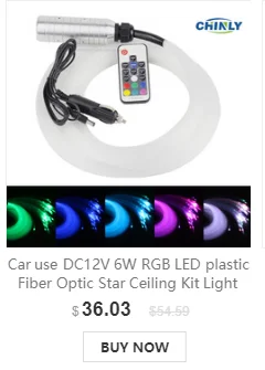 1 м/2 м/3 м/4 м/5 м/6 м DC12V 2 Вт RGB боковой светящийся волоконно-оптический светильник комплект для украшения автомобиля светодиодный неоновый свет Обувь Одежда для автомобиля водонепроницаемый