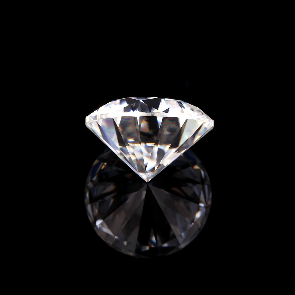 NiceGems 8 5 CTW Муассанит мм D цветной свободный драгоценный камень цвет меньше круглые