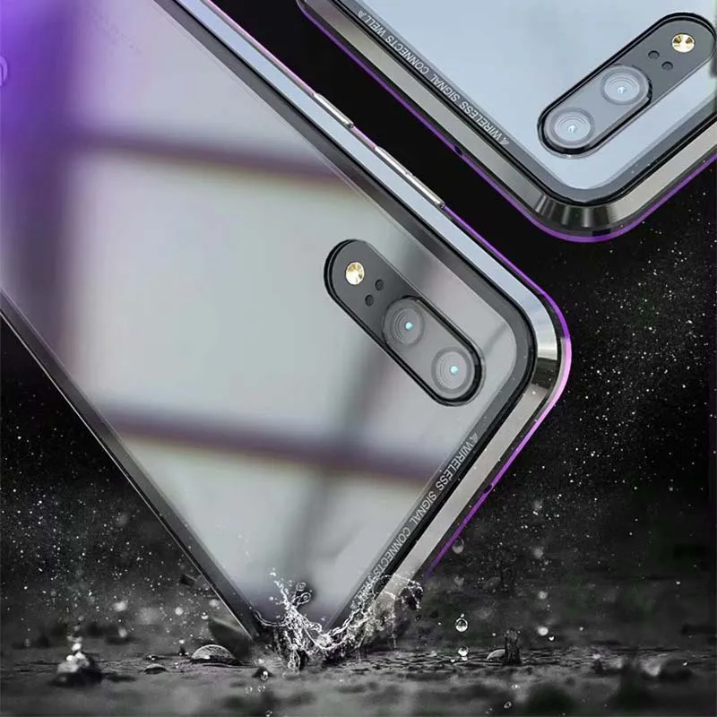 Магнитный адсорбционный Алюминиевый металлический бампер с ЧПУ для Huawei P20 Pro Samsung