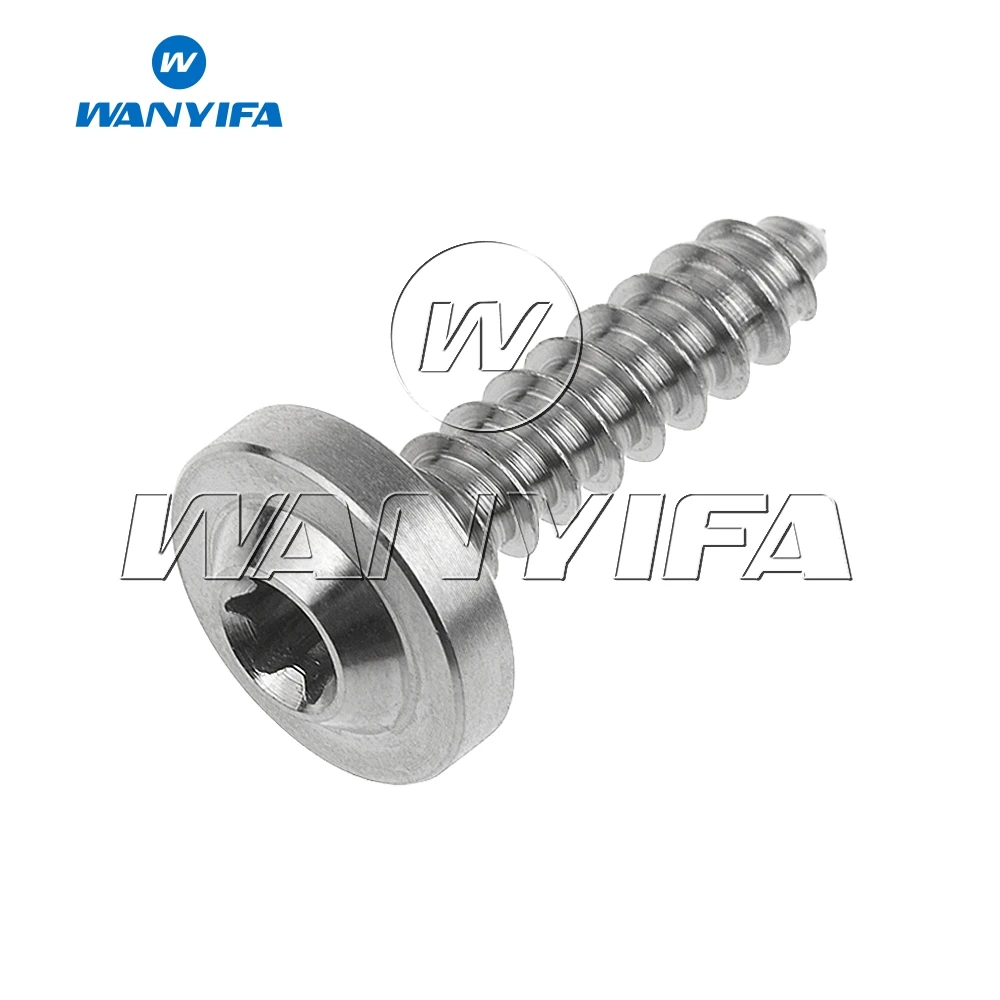 M4x20mm Titanium Титановый "Wanyifa" Болт M4x15 20 мм M5x15 17 20 мм саморез кнопка с шестигранной головкой винт для мотоциклов и автомобилей - Цвет: M4x20mm Titanium