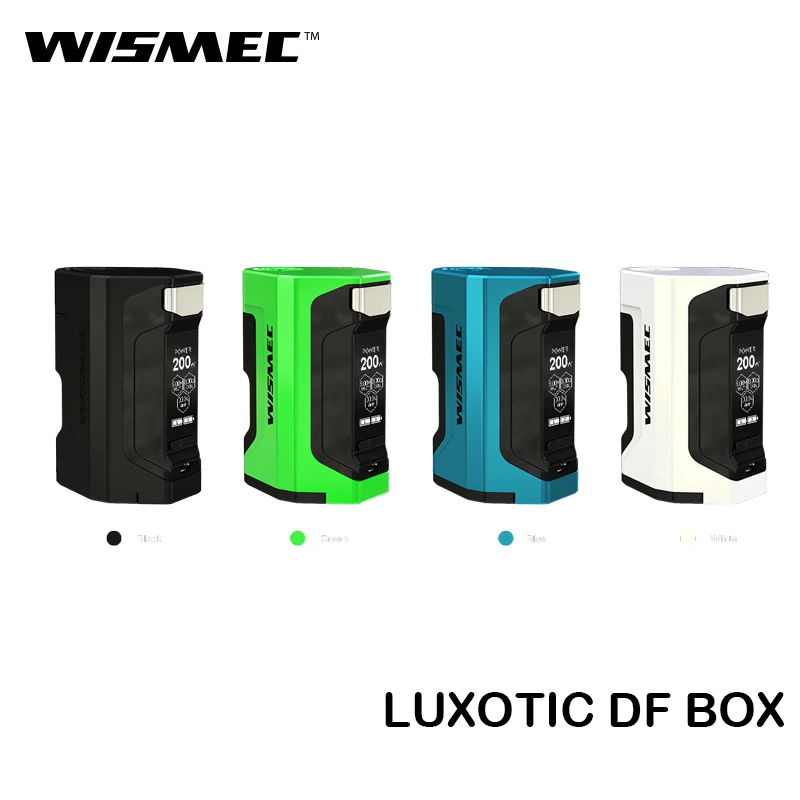 Оригинальная электронная сигарета WISMEC Luxotic DF Mod 200 Вт lusotic Box Vape с поддержкой