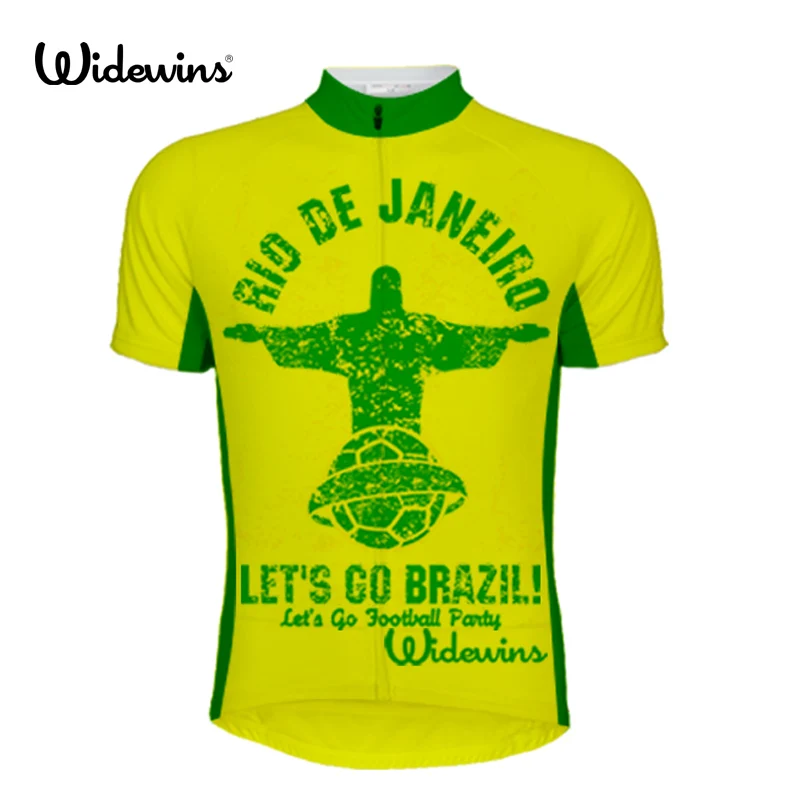 

Brazil 2020 Men's Summer Cycling Jersey Bike Road Mountain Race Short Sleeve Green Clothing Customized brazil Cycling Bike