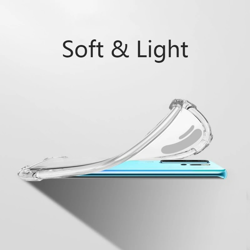 Чехол для мобильного телефона Huawei P30 Pro P20 Lite Mate 20 Y7 Y9 2019 прозрачный мягкий ТПУ