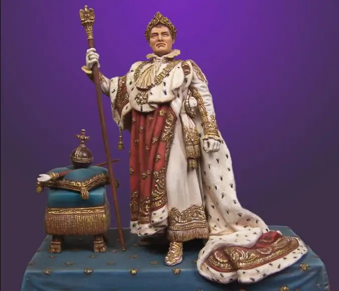 Набор из смолы 54 мм император Наполеон коронованный|napoleon| |