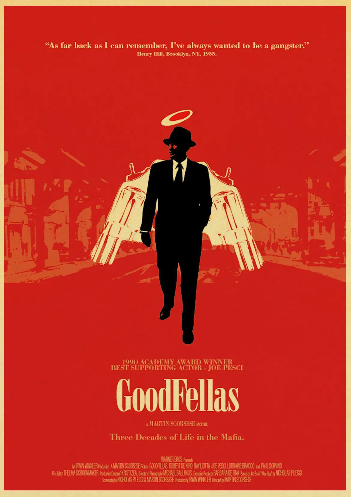 Винтажный Фильм Goodfellas Ретро плакаты крафт обои высокое качество живопись для домашнего декора наклейки на стену