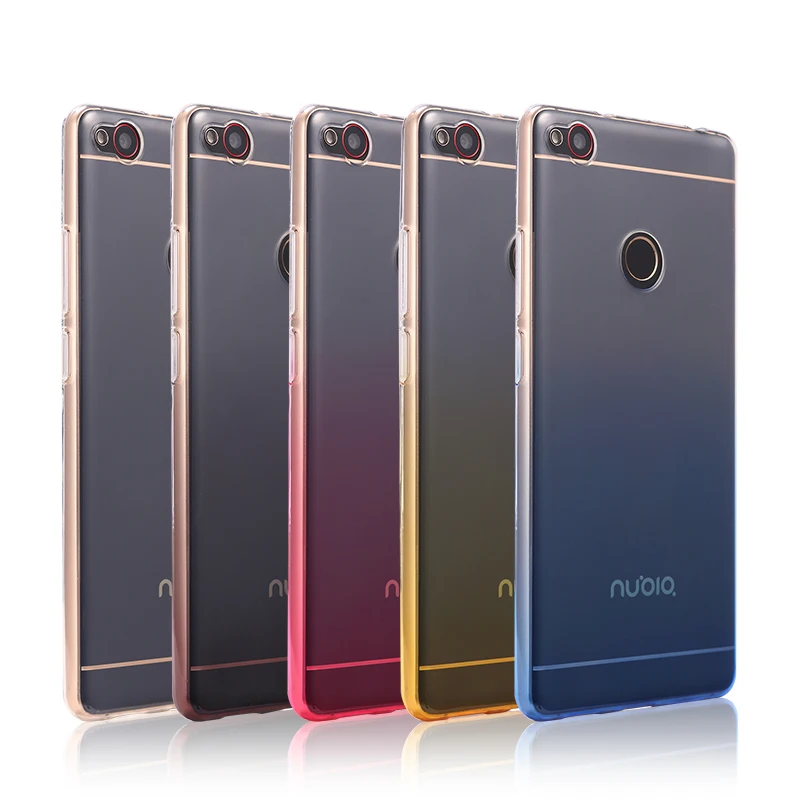 Чехол ZTE nubia Z11 прозрачный мягкий силиконовый чехол 5 дюйма Ультратонкий с