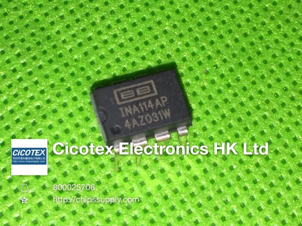 

INA114AP IC OPAMP INSTR 1 МГц 8DIP