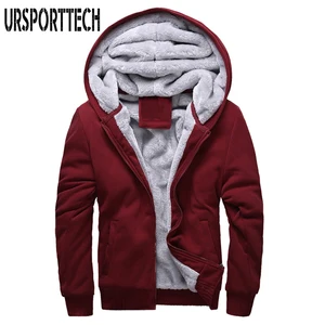 Новинка 2019, мужские толстовки с капюшоном, Повседневная брендовая одежда, мужская шерстяная подкладка, зимнее утолщенное теплое пальто, мужская куртка, M-4XL, толстовки