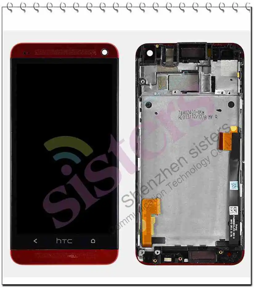 5 шт. оптовая продажа белый черный красный ЖК-дисплей сенсорный экран дигитайзер