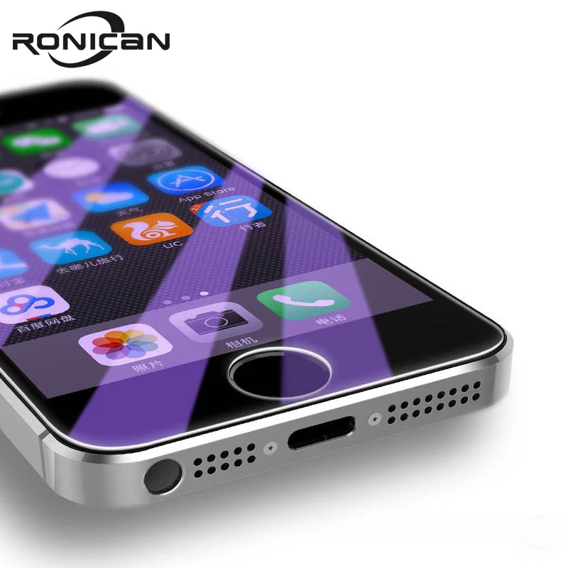 RONICAN закаленное стекло для Apple iphone 5 5c защита экрана с защитой от синего света