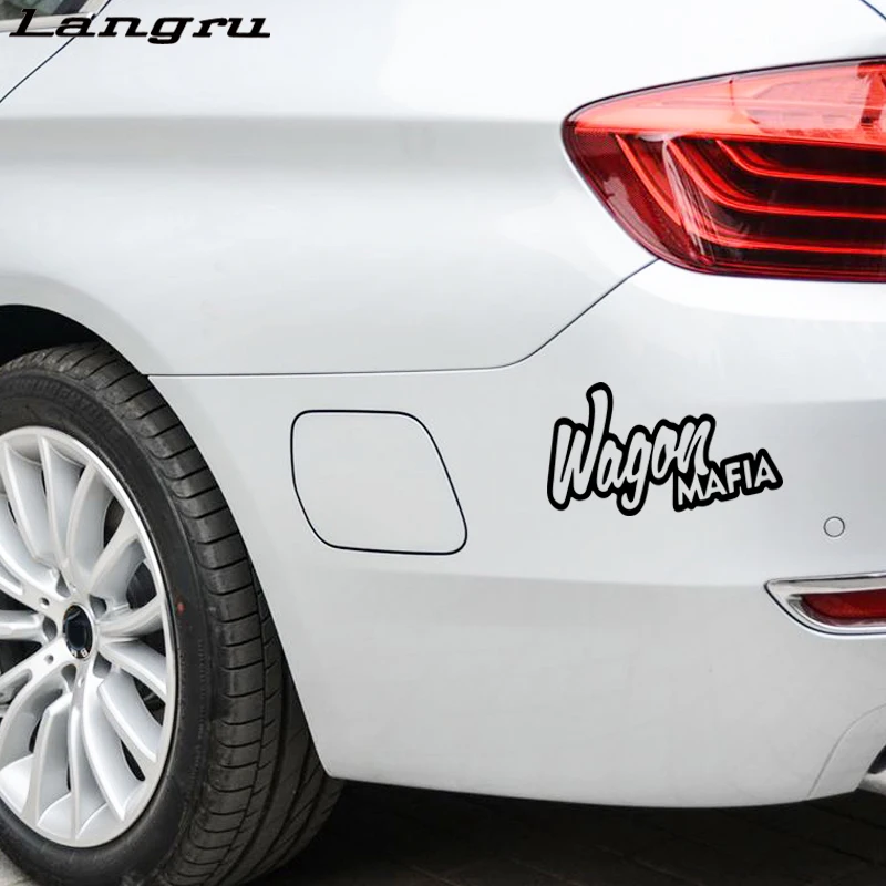 Langru горячая Распродажа Wagon Mafia Sti стикер на окно Забавный персональный