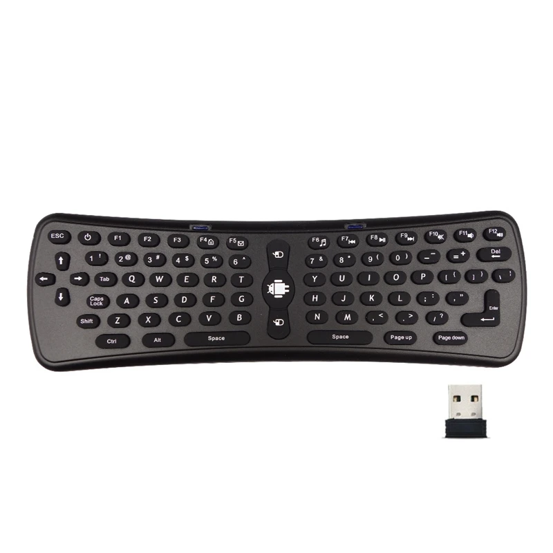 T6 Air Mouse 6 осевая 2 4 ГГц беспроводная Гироскопическая мини клавиатура для ПК/Android