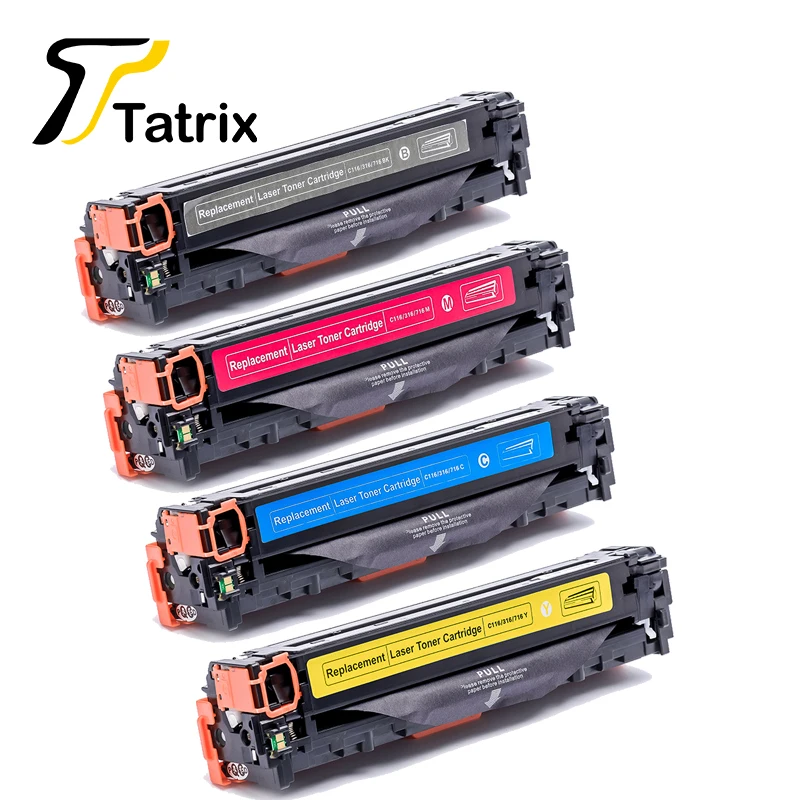Tatrix 1 шт. для CRG116 CRG316 CRG716 совместимый тонер картридж HP Color LaserJet CM1300MFP CM1312MFP Canon LBP5050
