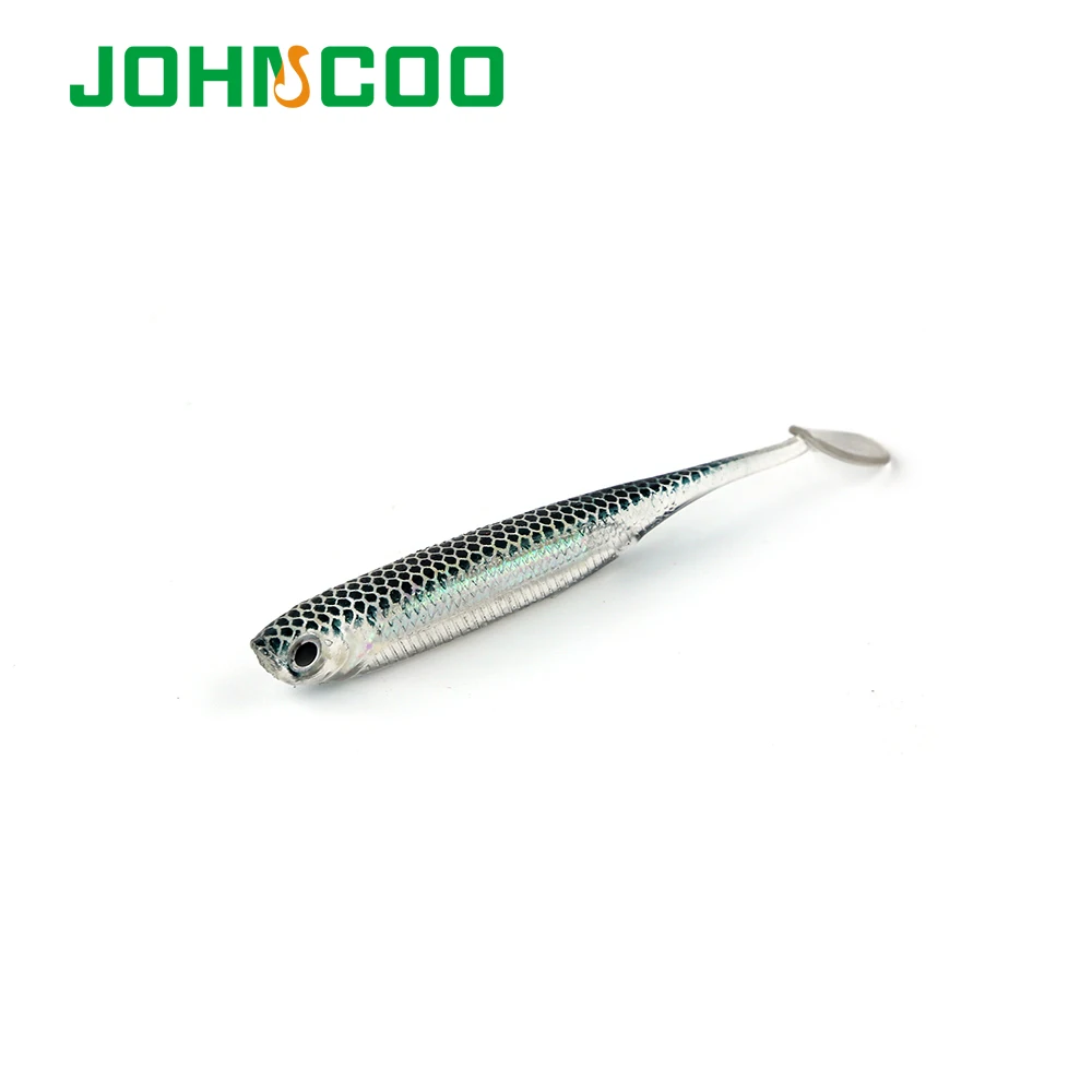 JOHNCOO 6 шт. для рыбалки мягкие наживки 70 мм 2 1 г силиконовые бас гольян приманки