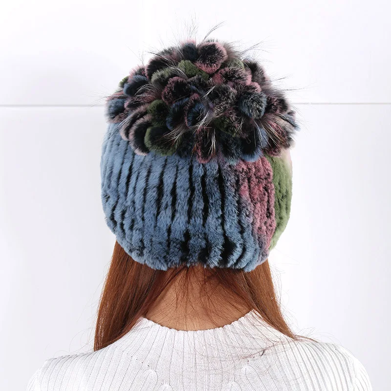 2017 Новое Прибытие Женщин Зимняя Шапка Шерстяная Хлопок Теплые Шапки Головные