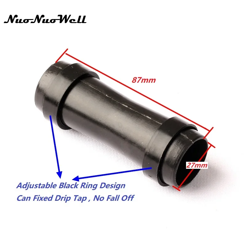 5pcs N45/G 1'' Drip Irrigation Tape Straight Connectors Adjustable Ring Design New PP Material Garden Fittings | Дом и сад