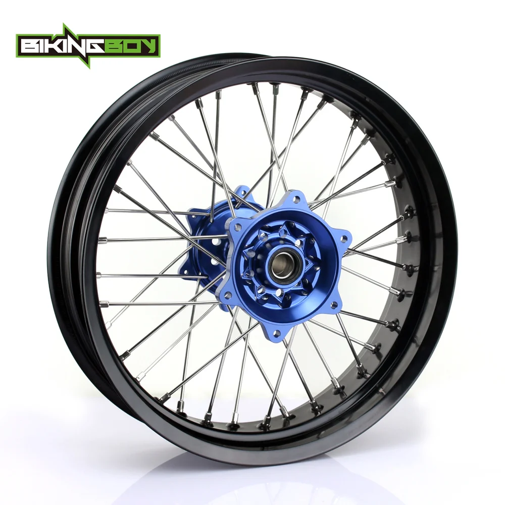 3 5x17 &quotнабор ступиц переднего колеса Supermoto для YAMAHA YZ F YZF 250 450 YZF250 YZF450 2014 2015 2016