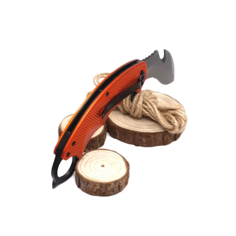 Складной нож Karambit тактический карманный для охоты на открытом воздухе 5Cr15Mov