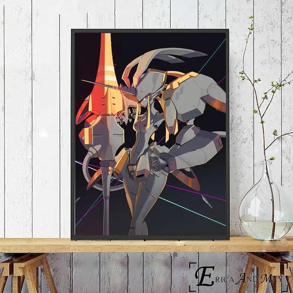 8 Darling In The Franxx сексуальные аниме фигурки Печать на холсте Современная живопись плакаты настенные художественные картины для украшения гостиной - Цвет: 8