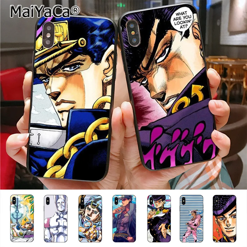 Милый чехол для телефона JoJo's невероятные приключения iphone 11 12 Pro X XS XR MAX 8 7 6 6S Plus 5 SE
