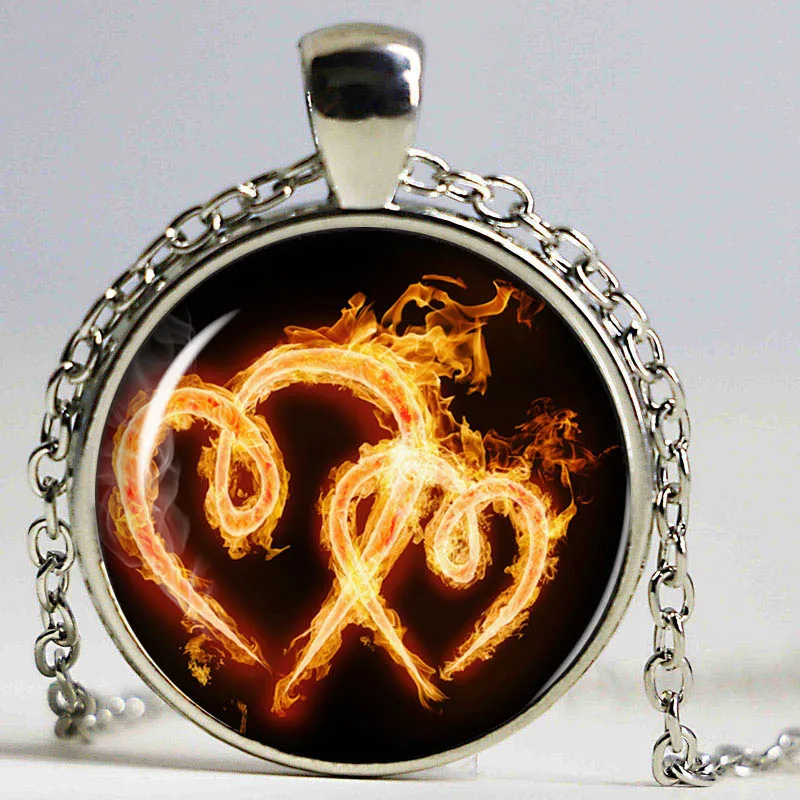 Новое модное ожерелье с подвеской в виде сердца и кабошона|fashion jewelry|jewelry fashioncouples