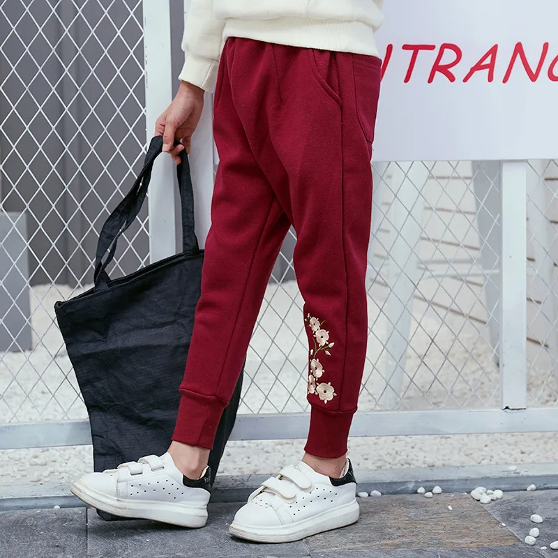 V TREE детские спортивные штаны повседневные для девочек весенне осенние От 4 до 12