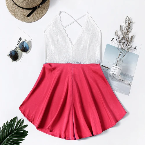 Summer Sexy Beach Off Shoulder Short Jumpsuit Female Elegant Backless Boho Playsuit Women Fashion Casual Wide Leg Party Romper | Женская