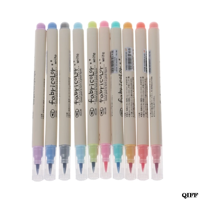 

Drop Ship&Wholesale 10 Colors Watercolor Marker Pen Soft Brush Calligraphy Sketch Drawing Painting APR29