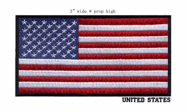 Нашивка с вышивкой в виде флага США 3 дюйма|flag patch|embroidery flagpatches patches |