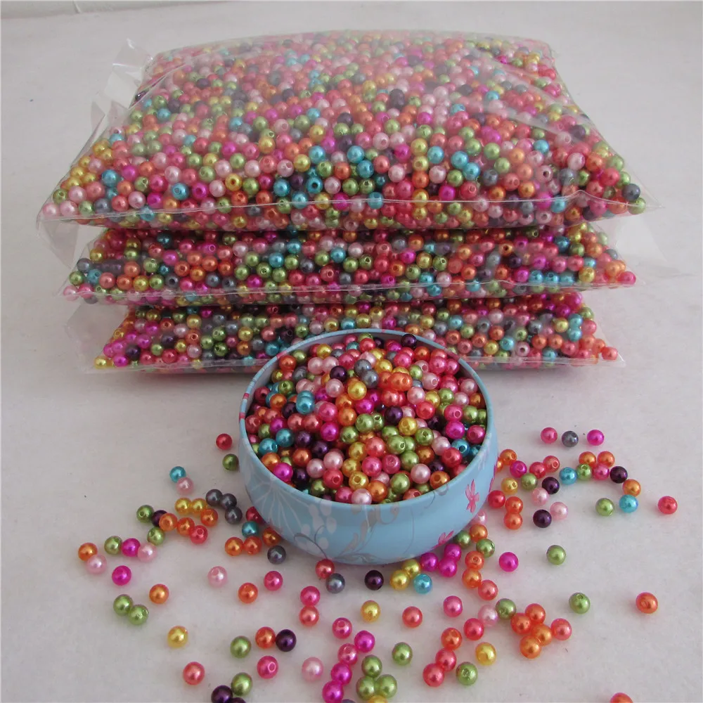 

mix colours straight hole 6-12mm Pearlized Glass Pearl Beads for Jewelry Making Findings DIY Jewelry Handmade necklace