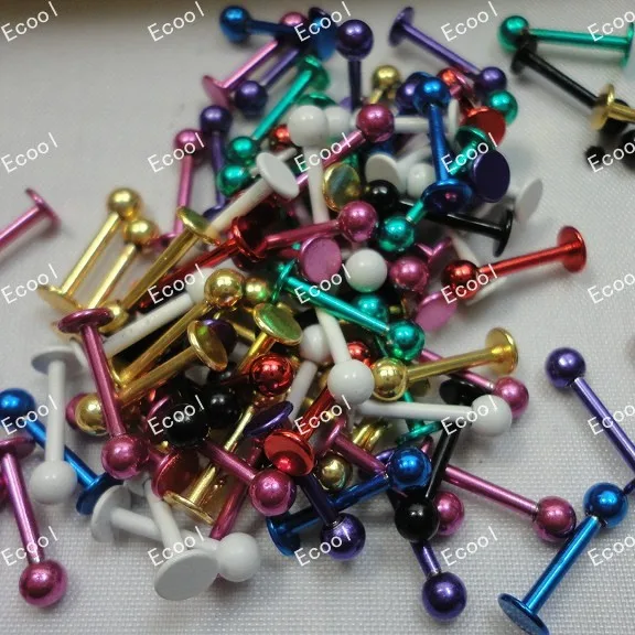 Hot sale New Cool 60pcs wholesale lots Labret Lip Body Pierce Nipple Navel Belly Eyebrow tongue rings free shipping LB339 | Украшения и