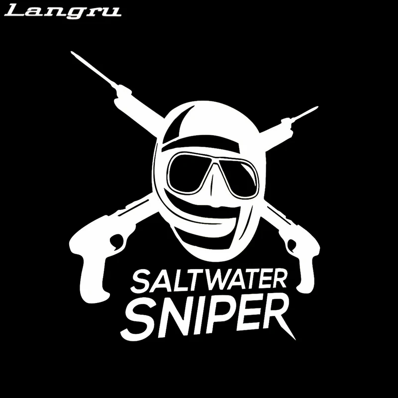 Langru виниловые наклейки для подводной охоты ловли рыбы морской воды снайпера