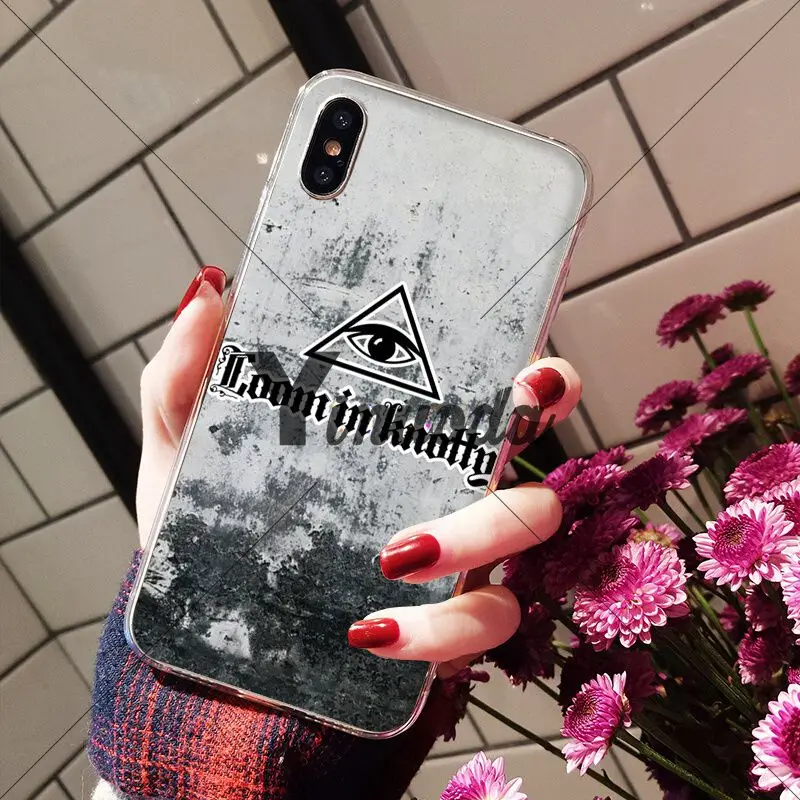 Yinuoda пирамида глаз символ иллюминатов Силиконовый прозрачный чехол для Apple iPhone 8 7 6 6S Plus X XS MAX 5 5S SE XR Обложка на.