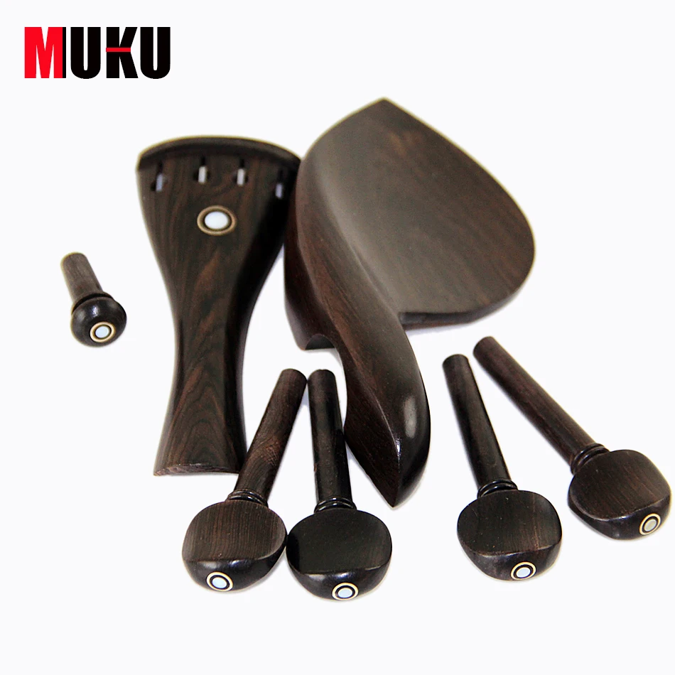 Аксессуары для скрипки акустические колышки полированные черные 4/4 запчасти