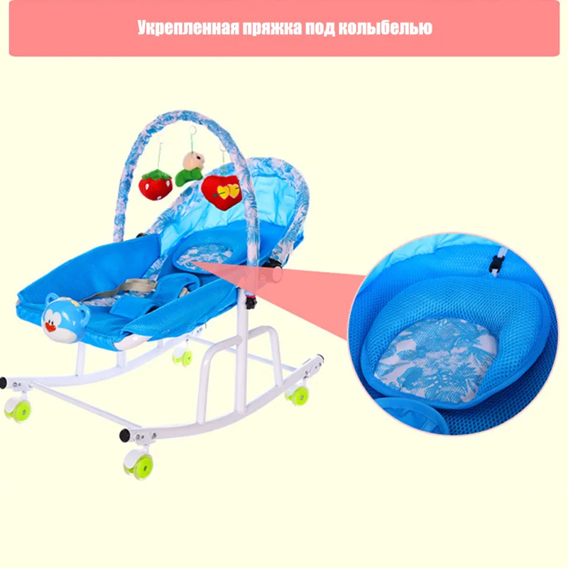 IMBABY разборная металлическая детская колыбель с светильник Музыкальный детский