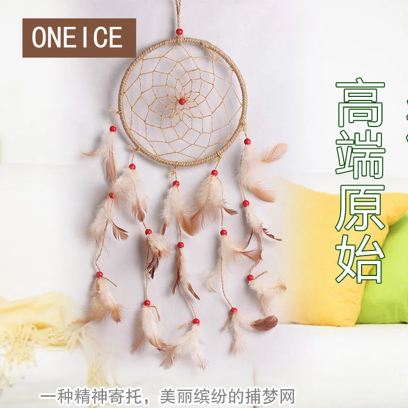 Индийская ручная работа Азиатский Ловец снов из конопли домашние украшения авто