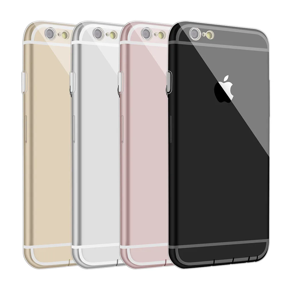 Silicone Case For Iphone 6 6S S 4.7 5S 7 8 5 Ultra Thin Dustproof Clear Phone Bag Luxury Cover Soft TPU Coque |