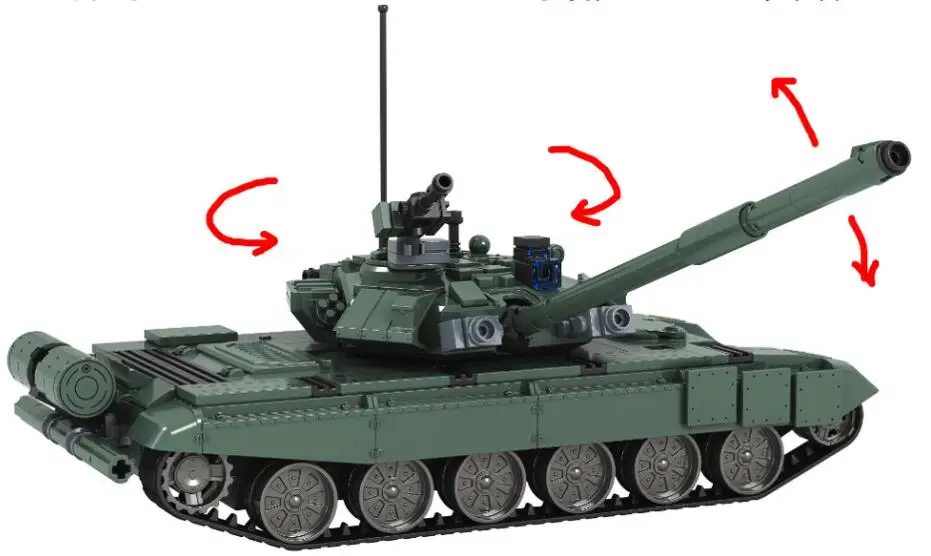 AIBOULLY, новинка, 456 шт., военная Боевая, модель танка, игрушки, Россия, T90A, морской герой, строительные блоки, собранные мини-игрушки